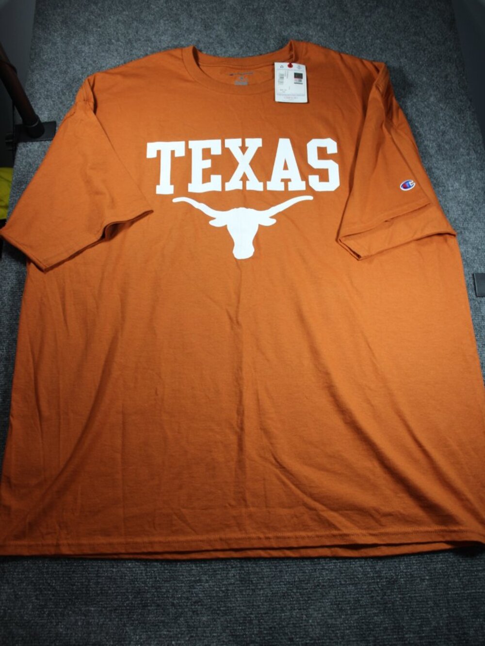 Brand New NWT Champion Men's NCAA Texas Longhorns Short Sleeve Shirt- 3XL